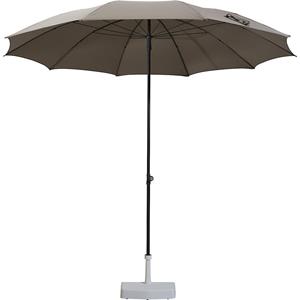 Parasol, rond ontwerp, Ø 2800 mm, frame antraciet, taupe