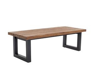 LIFE Outdoor Living Tuintafel Nevada Lava - Robuust Teak 320 x 100 cm