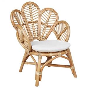 Beliani  FLORENTINE II - Kinderfauteuil - Natuurlijk - Rotan