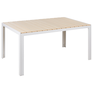 BELIANI Tuintafel kunsthout beige 150 x 90 cm COMO