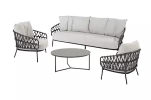 4 Seasons Outdoor Calpi loungset met atlas koffietafel