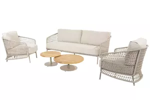 4 Seasons Outdoor Puccini loungeset met salontafels