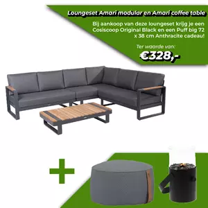 4 Seasons Outdoor Amari loungeset met koffietafel