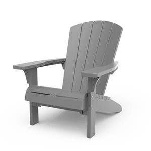 Keter Troy Adirondack Tuinstoel - 81x80x96,5cm - Grijs