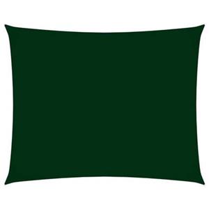 VidaXL Zonnescherm rechthoekig 2,5x3,5 m oxford stof donkergroen