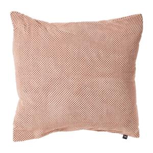 Xenos Sierkussen met blokjes - roze - 60x60 cm