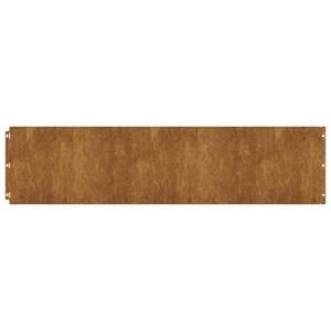 vidaXL Gazonranden 10 stuks 25x103 cm flexibel cortenstaal