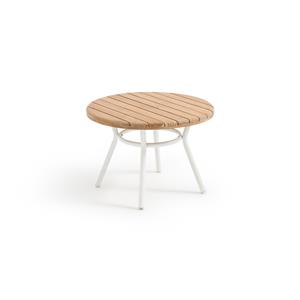 LA REDOUTE INTERIEURS Lage tuintafel aluminium/teck massif Chassagne