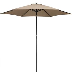 Kingsleeve Parasol Taupe - ø300cm - UV-bescherming 50+