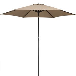 Kingsleeve Parasol Taupe - ø300cm - UV-bescherming 50+