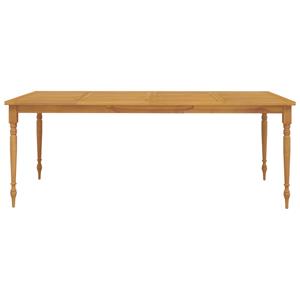 vidaXL Tafel Batavia 200x100x75 cm massief teakhout