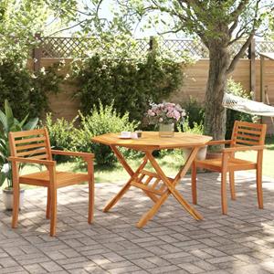 vidaXL Tuinstoelen 2 st 59x55x85 cm massief acaciahout