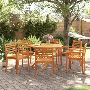 vidaXL Tuinstoelen 6 st 59x55x85 cm massief acaciahout