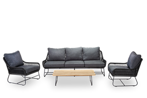 OWN Zita loungeset 4 delig rvs - 