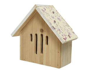 Decoris Insectenhuis Grenen L10-W21.5-H20cm Licht Roze