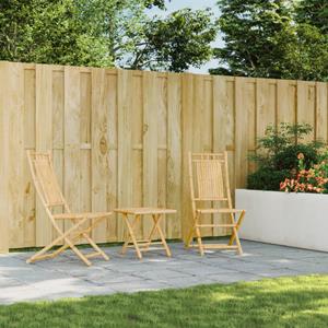 vidaXL Tuinstoelen 2 st inklapbaar 46x66x99 bamboe