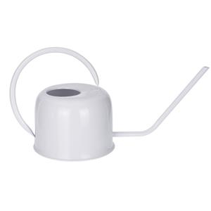 Merkloos Retro metalen / RVS gieter wit voor binnen 1100 ml -