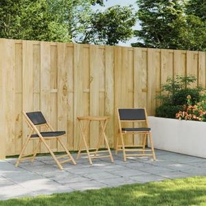 vidaXL Tuintafel inklapbaar Ø 55x75 cm bamboe