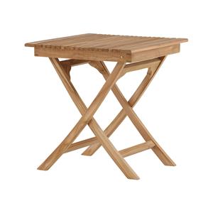 Nest outdoor Joan inklapbare houten tuintafel naturel - 70 x 70 cm