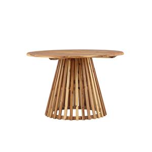 Nest outdoor Malin houten tuintafel bruin - Ø 120 cm