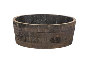 Vatenhandel Stijf BloembakKuip 1/4 Whiskyvat 190L - 