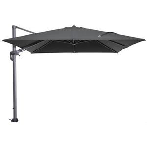 Garden Impressions Hawaii Zweefparasol 350 cm. Rond - Zwart