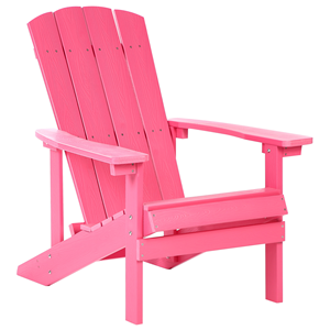 BELIANI Tuinstoel kunsthout roze ADIRONDACK