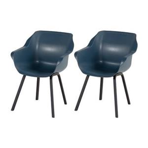 Hartman Set van 2 - Sophie Element dining armstoel - Steel Blue