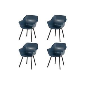 Hartman Set van 4 - Sophie Element dining armstoel - Steel Blue