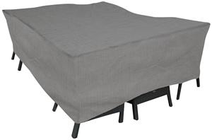 Eurotrail Zitgroephoes rechthoek Cantonic 225x175x100 cm grijs - 