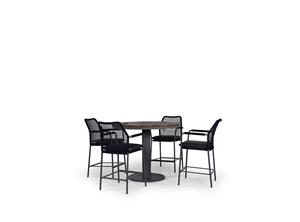 LIFE Outdoor Living Barset Oslo Vienna 5-delig ø120 cm