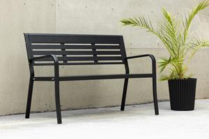 Nohr Tuinbank Lynnell 125cm - Zwart