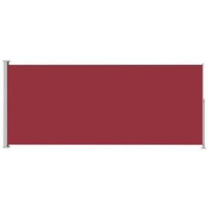 VidaXL Tuinscherm uittrekbaar 200x500 cm rood