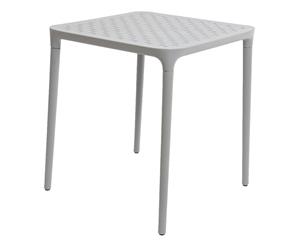 Merkloos Tafel Porto Kunststof 65x65x70cm Grijs