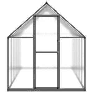 vidaXL Tuinkas met basisframe 334x169x195 cm aluminium antracietkleur