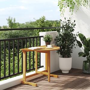 vidaXL Balkontafel inklapbaar 90x60x72 cm massief acaciahout