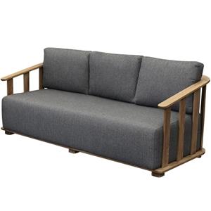 AVH-Collectie Milano 3-zits loungebank teakhout