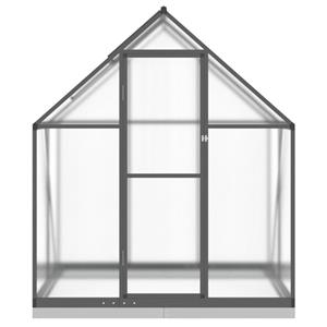 vidaXL Tuinkas met basisframe 169x114x202 cm aluminium antracietkleur