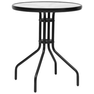 vidaXL 3-delige Tuinset zwart