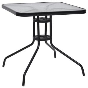 vidaXL 5-delige Tuinset zwart