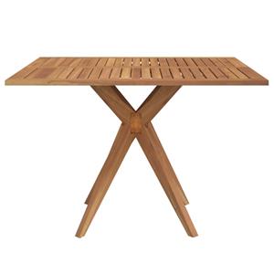 vidaXL Tuintafel vierkant 110x110x75 cm massief acaciahout