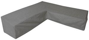 Eurotrail L-vormige loungesethoes Cantonic 220x220x100/70 cm grijs - 