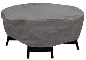 Eurotrail Zitgroephoes rond Cantonic dia. 260x100 cm grijs - 