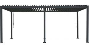 Suns Overkapping vierkant XL Rota 300 x 600 cm Matt royal grey - 