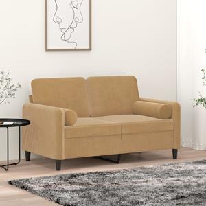 VidaXL Sierkussens 2 st 15x50 cm fluweel bruin