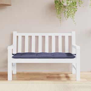 VidaXL Tuinbankkussen 120x50x7 cm oxford stof marineblauw