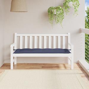 VidaXL Tuinbankkussen 150x50x7 cm oxford stof marineblauw