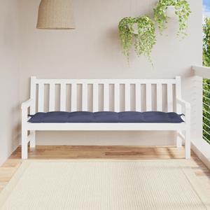 VidaXL Tuinbankkussen 180x50x7 cm oxford stof marineblauw