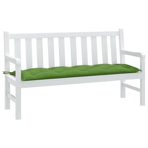VidaXL Tuinbankkussen 150x50x7 cm stof gemêleerd groen