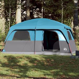 VidaXL Gezinstent 10-persoons waterdicht blauw